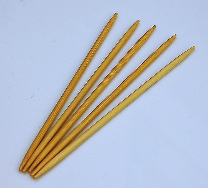 Knitting with Friends Double Point Bamboo Knitting Needles - 8 inch - US  8 (5.0 mm)